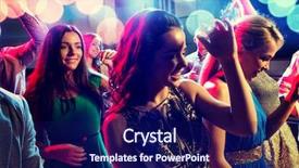  Presentation with celebration - Cool new presentation with party holidays celebration nightlife backdrop and a navy blue colored foreground