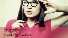  Presentation with party time - Audience pleasing slide deck consisting of party image playful young woman holding a party glasses ready for good time backdrop and a red colored foreground