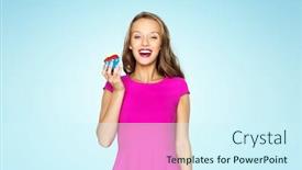  Presentation with teen food - Presentation having party-junk-food-and-celebration background and a cool aqua colored foreground