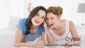  Presentation with young man and a woman - Slide set consisting of hitler - poland first eastern front military background and a tawny brown colored foreground.