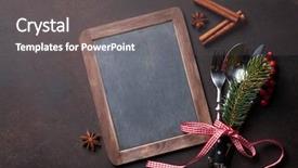  Presentation with christmas party - Amazing theme having party list - chalkboard for your christmas menu backdrop and a gray colored foreground