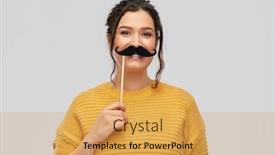  Presentation with black people - Slide deck featuring party-props-photo-booth background and a yellow colored foreground