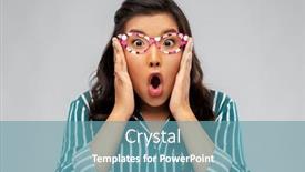  Presentation with party - Cool new theme with party-props-photo-booth backdrop and a teal colored foreground