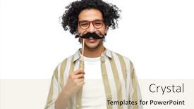  Presentation with party - Slide set featuring party-props-photo-booth background and a lemonade colored foreground