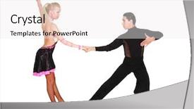  Presentation with latino - Amazing PPT layouts having party tango - couple dancing latino over white backdrop and a white colored foreground