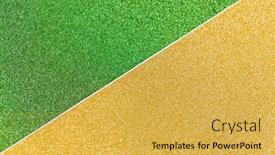  Presentation with golden yellow - Beautiful PPT theme featuring party-texture-and-holidays-concept backdrop and a yellow colored foreground