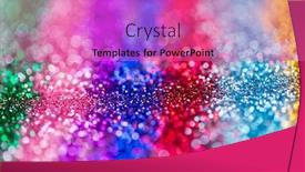  Presentation with holidays - Cool new PPT theme with party-texture-and-holidays-concept backdrop and a coral colored foreground