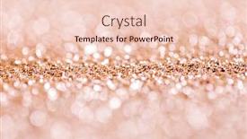  Presentation with rose gold - Presentation theme featuring party-texture-and-holidays-concept background and a lemonade colored foreground