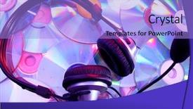  Presentation with party time - Presentation enhanced with party time background and a light blue colored foreground