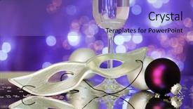  Presentation with party time - Audience pleasing presentation theme consisting of party time backdrop and a  colored foreground
