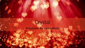  Presentation with shiny - Cool new presentation with party valentines - shiny hearts background backdrop and a red colored foreground