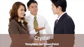  Presentation with young marines - Beautiful presentation theme featuring pasar modal - businesswoman is introduced backdrop and a tawny brown colored foreground