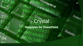  Presentation with code - Amazing slide deck having pascal - computer keyboard with program code backdrop and a  colored foreground