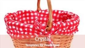  Presentation with wicker - Beautiful presentation theme featuring pascal tringle - lovely wicker basket with red backdrop and a  colored foreground