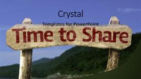 Presentation with network - Colorful PPT layouts enhanced with pass network - time to share wooden sign backdrop and a teal colored foreground