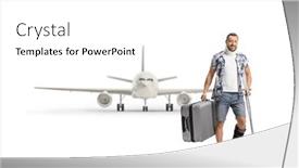  Presentation with cervical - Presentation theme featuring passenger-with-an-orthopedic-boot background and a white colored foreground