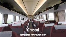  Presentation with passengers - Theme featuring passengers go in the car background and a tawny brown colored foreground