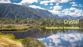  Presentation with mountains fantasy abstract nature landscape - Beautiful slides featuring passing - alpine landscape mountains lake backdrop and a tawny brown colored foreground