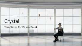  Presentation with cylinder - PPT layouts consisting of passing law - businessman in cylinder reading book background and a  colored foreground