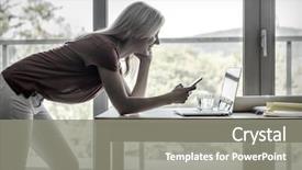  Presentation with career day - Amazing slides having passion career - passionate about her project full backdrop and a  colored foreground