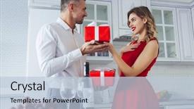  Presentation with passion fruit - Slide set enhanced with passion fruit wine - portrait of a loving pretty background and a lemonade colored foreground