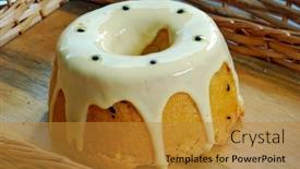  Presentation with passion fruit - Colorful PPT theme enhanced with passion fruit backdrop and a gold colored foreground