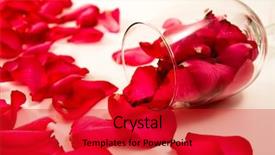  Presentation with passion - Audience pleasing presentation consisting of passion statement - rose in the wine glass backdrop and a  colored foreground