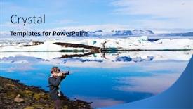  Presentation with ice blue - Cool new theme with passionate-woman-photographs-the-magnificent backdrop and a light blue colored foreground