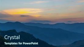  Presentation with national - Slides with passo-della-braccina-national-park background and a navy blue colored foreground
