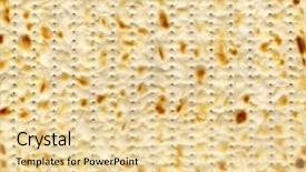  Presentation with passover - Slide deck enhanced with passover - matza texture background and a blonde colored foreground