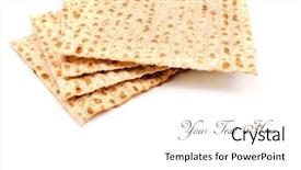  Presentation with passover - Slide deck featuring passover - matzo on white background background and a white colored foreground