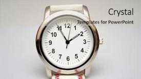  Presentation with white pigeon against the blue - Presentation with past continuous - wrist watch isolated background and a  colored foreground