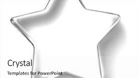  Presentation with metal forming - Slides having forming metal - cookie cutter on white background background and a white colored foreground