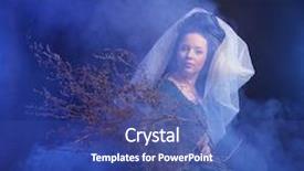  Presentation with bunch - Amazing PPT theme having past life - girl in medieval dress backdrop and a ocean colored foreground