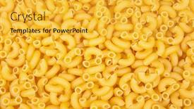  Presentation with pasta - Audience pleasing PPT theme consisting of pasta-background-testure-for-design backdrop and a yellow colored foreground