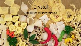  Presentation with old-wood - Cool new PPT theme with herb and spice selection forming backdrop and a yellow colored foreground