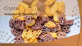  Presentation with scary - Slide deck featuring pasta-of-various-scary-shapes background and a yellow colored foreground