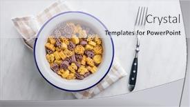  Presentation with scary - Presentation theme with pasta-of-various-scary-shapes background and a sky blue colored foreground