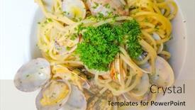  Presentation with clam - 