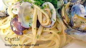  Presentation with clam - 