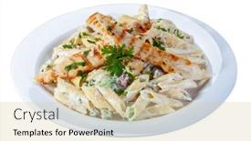  Presentation with roasted chicken - 