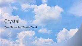  Presentation with pastel - Cool new theme with pastel-blue-sky-with-white backdrop and a light blue colored foreground