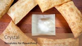  Presentation with pastel - Amazing presentation theme having pastel-brazilian-snack-traditional-brazilian backdrop and a coral colored foreground