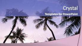  Presentation with pastel color - Audience pleasing presentation design consisting of pastel color sky in background backdrop and a teal colored foreground