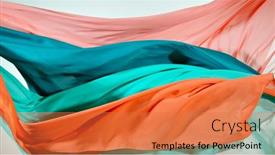  Presentation with pastel color - PPT layouts enhanced with pastel-color-transparent-silk-fabric background and a red colored foreground