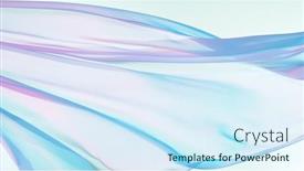  Presentation with freeze - PPT theme consisting of pastel-color-transparent-silk-fabric background and a cool aqua colored foreground