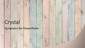  Presentation with pastel - Presentation theme consisting of pastel colored wood planks texture background and a lemonade colored foreground