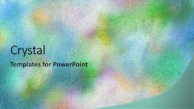 Presentation with pastel color - Presentation theme having pastel colors - water color on wet paper background and a light blue colored foreground