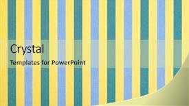  Presentation with green lines - Cool new theme with pastel colors vertical stripes lines backdrop and a blonde colored foreground
