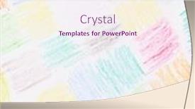  Presentation with pastel - Slide deck having pastel hand-painted background background and a sky blue colored foreground